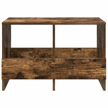 Magazine Rack Smoked Oak 68.5 x 30 x 45 cm