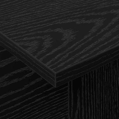 TV Stand Black Oak 102 x 35 x 45 cm Engineered Wood