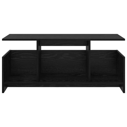 TV Stand Black Oak 102 x 35 x 45 cm Engineered Wood