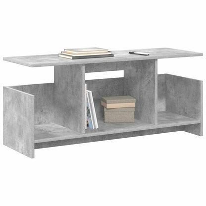 TV Stand Concrete Grey 102 x 35 x 45 cm Engineered Wood