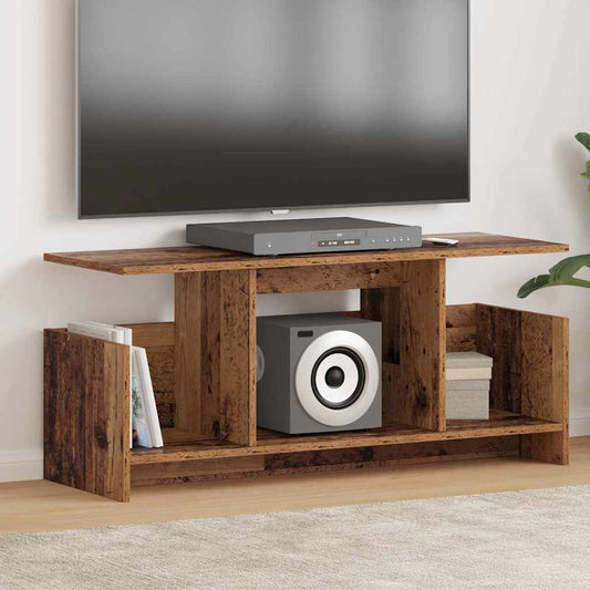 TV Stand 102 x 35 x 45 cm Old Wood Engineered Wood