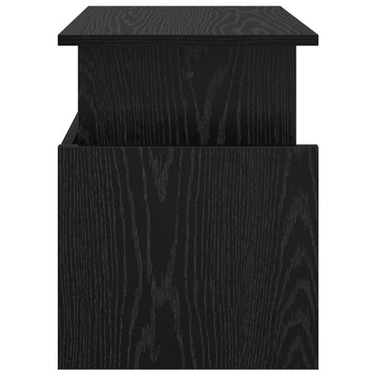 TV Stand Black Oak 50 x 35 x 45 cm Engineered Wood