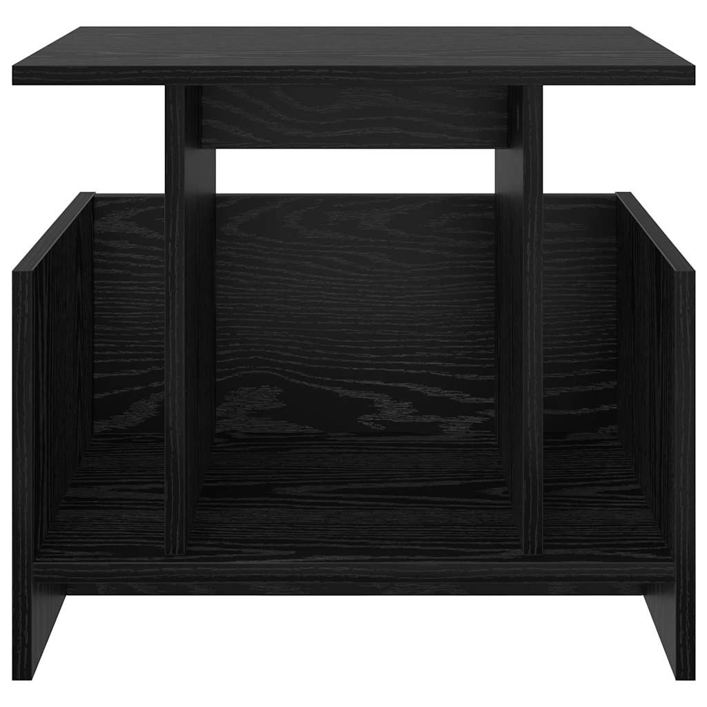 TV Stand 2 pcs Black Oak 50 x 35 x 45 cm Engineered Wood