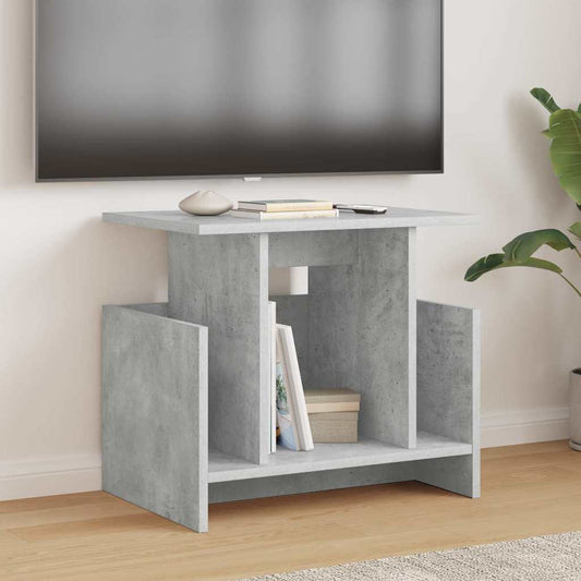 TV Stand 2 pcs Concrete Grey Engineered Wood