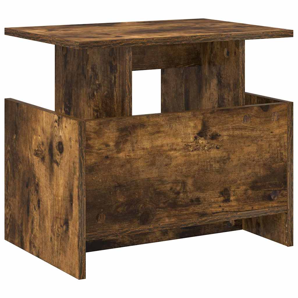 TV Stand Smoked Oak 50 x 35 x 45 cm Engineered Wood