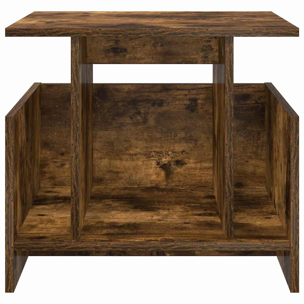 TV Stand Smoked Oak 50 x 35 x 45 cm Engineered Wood