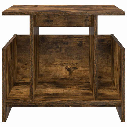TV Stand Smoked Oak 50 x 35 x 45 cm Engineered Wood