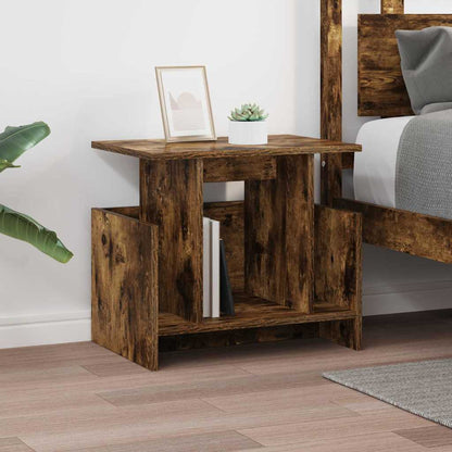 TV Stand 2 pcs Smoked Oak 50 x 35 x 45 cm Engineered Wood