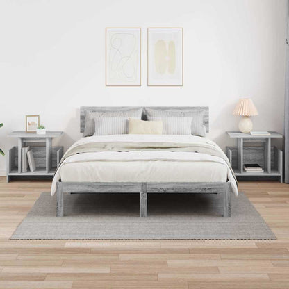 TV Stand 2 pcs Grey Sonoma 50 x 35 x 45 cm Engineered Wood