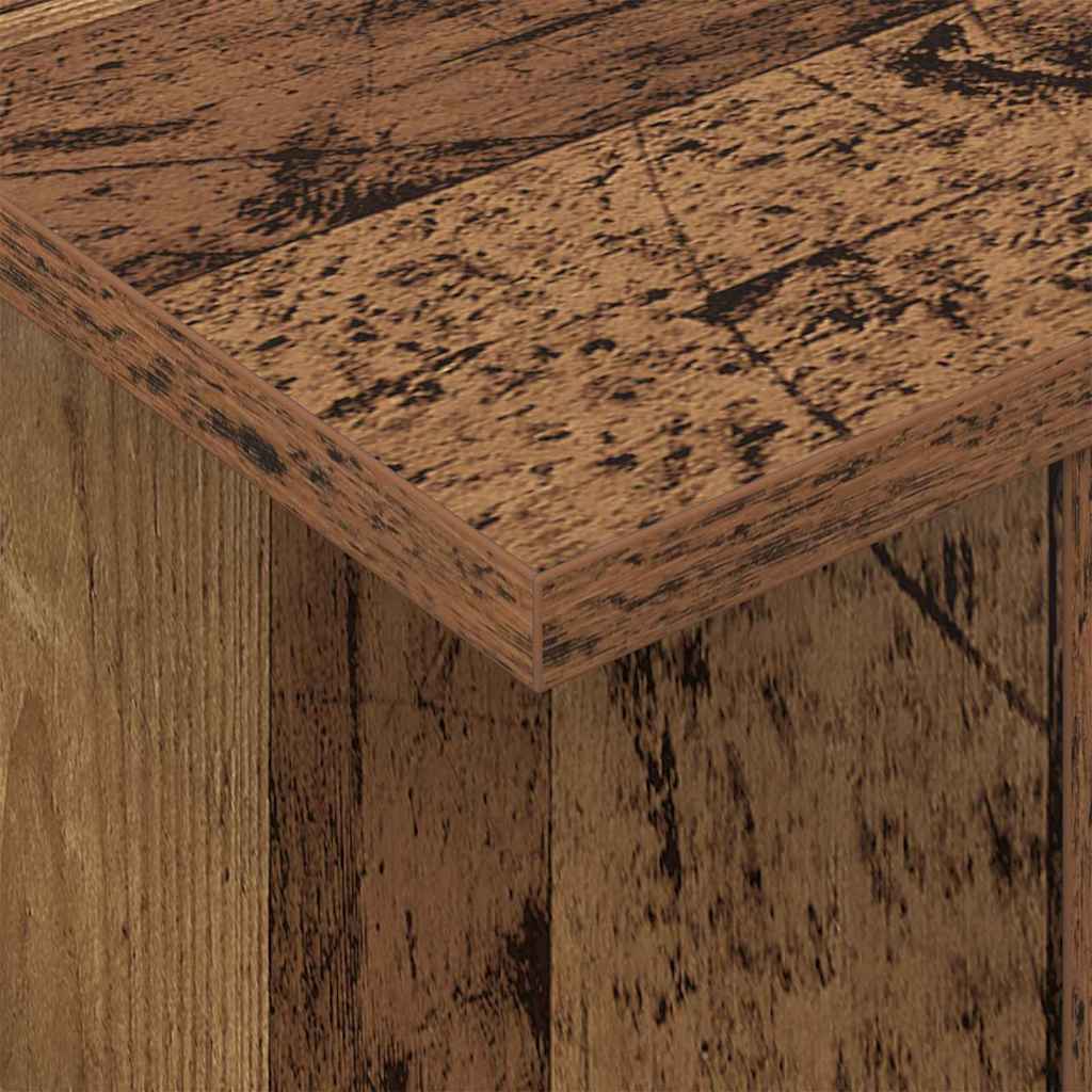 TV Stand 2 pcs Old Wood 50 x 35 x 45 cm Engineered Wood