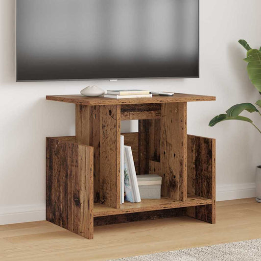 TV Stand 2 pcs Old Wood Engineered Wood