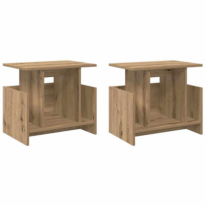 TV Stand 2 pcs Artisan Oak Engineered Wood