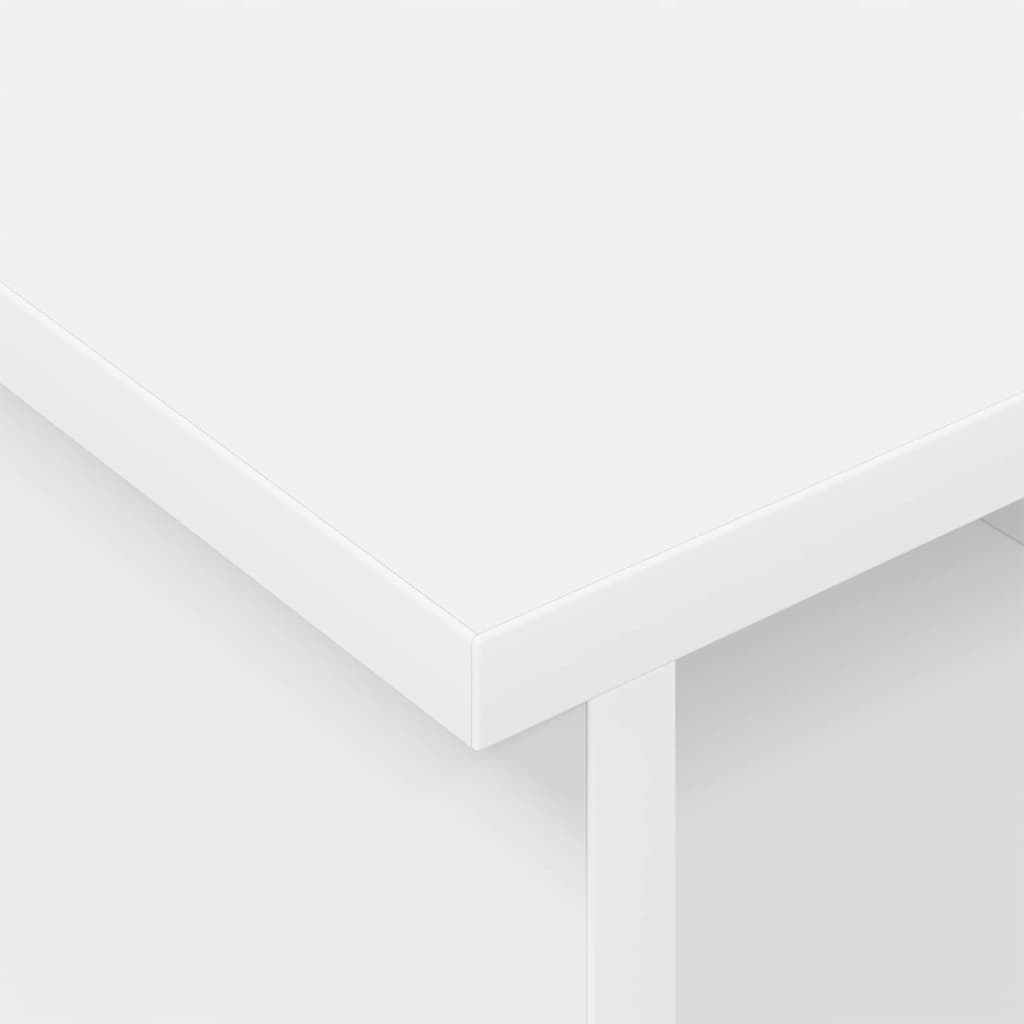 TV Stand White 100 x 35 x 35 cm Engineered Wood