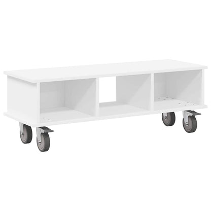 TV Stand White 100 x 35 x 35 cm Engineered Wood