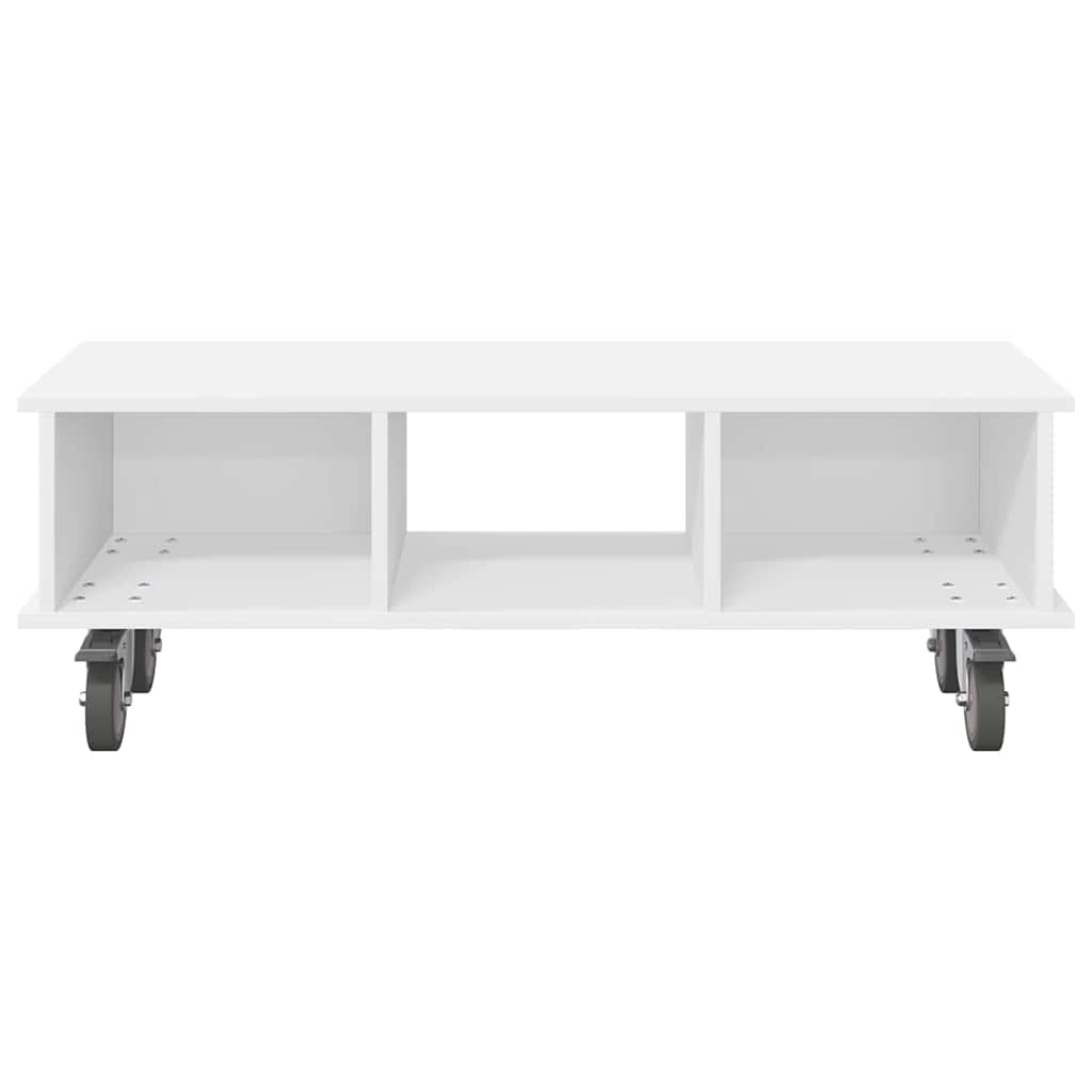 TV Stand White 100 x 35 x 35 cm Engineered Wood