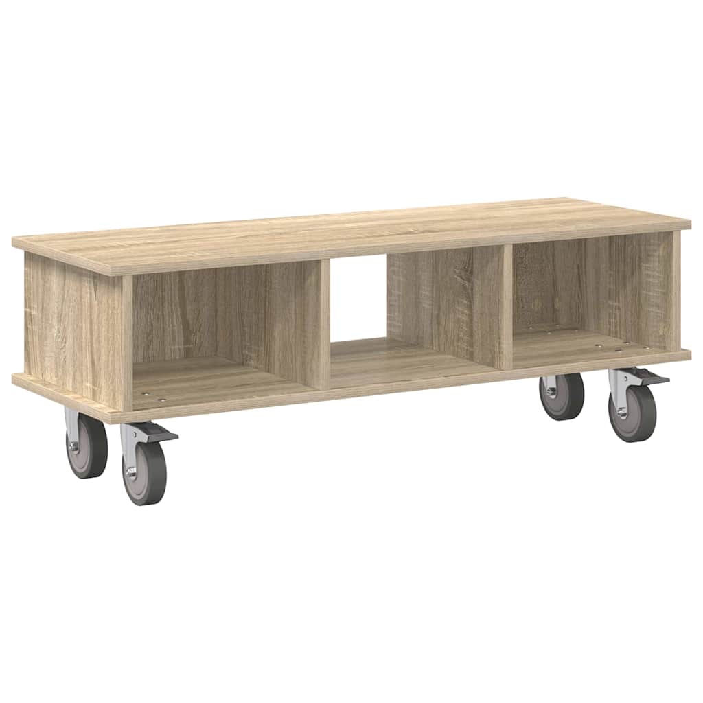 TV Stand Sonoma Oak 100 x 35 x 35 cm Engineered Wood