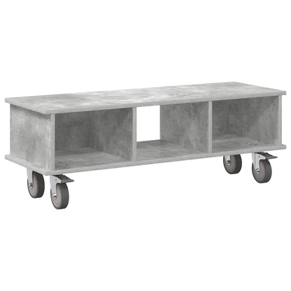 TV Stand Concrete Grey 100 x 35 x 35 cm Engineered Wood
