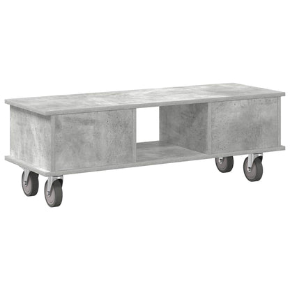 TV Stand Concrete Grey 100 x 35 x 35 cm Engineered Wood