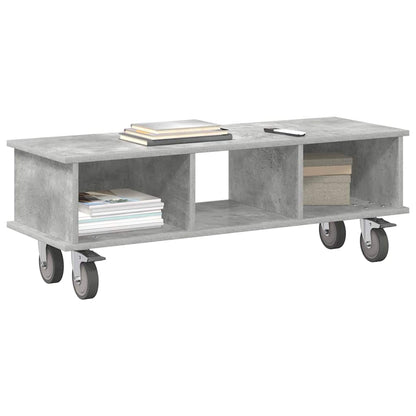 TV Stand Concrete Grey 100 x 35 x 35 cm Engineered Wood