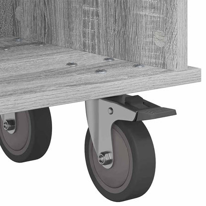 TV Stand Grey Sonoma 100 x 35 x 35 cm Engineered Wood