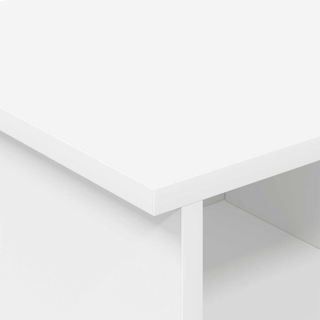 TV Stand White 68.5 x 35 x 35 cm Engineered Wood