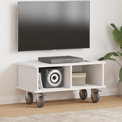 TV Stand White 68.5 x 35 x 35 cm Engineered Wood