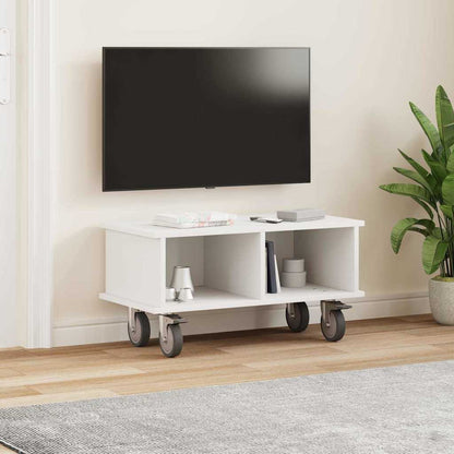 TV Stand White 68.5 x 35 x 35 cm Engineered Wood