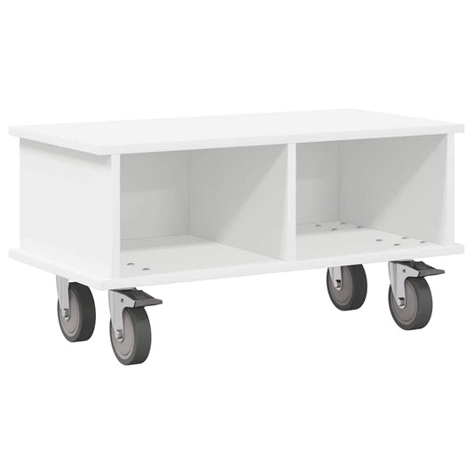 TV Stand 68.5 x 35 x 35 cm White Engineered Wood