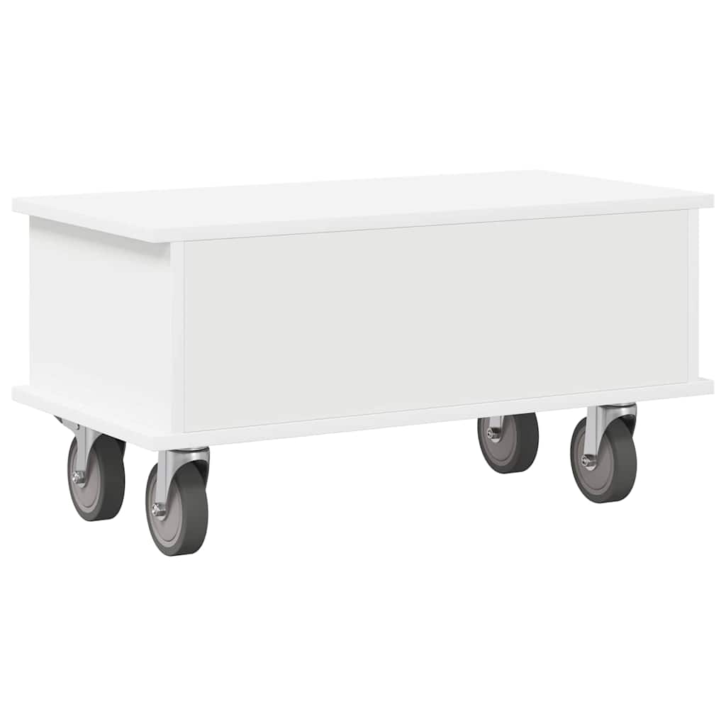 TV Stand White 68.5 x 35 x 35 cm Engineered Wood
