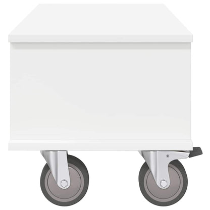 TV Stand White 68.5 x 35 x 35 cm Engineered Wood