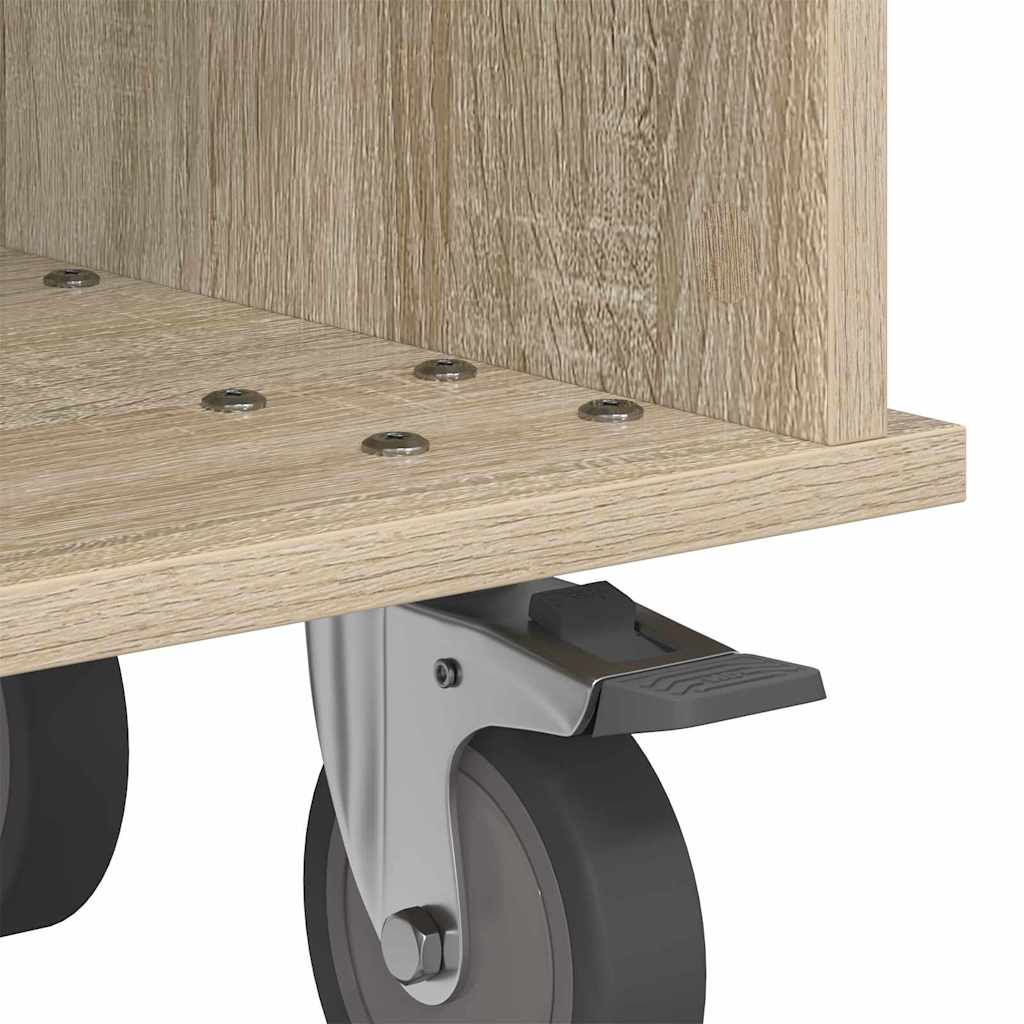 TV Stand Sonoma Oak 68.5 x 35 x 35 cm Engineered Wood