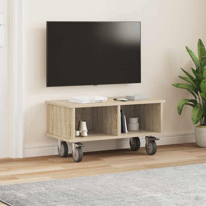 TV Stand Sonoma Oak 68.5 x 35 x 35 cm Engineered Wood