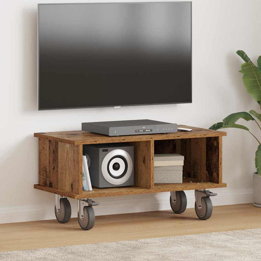 TV Stand 68.5 x 35 x 35 cm Old Wood Engineered Wood