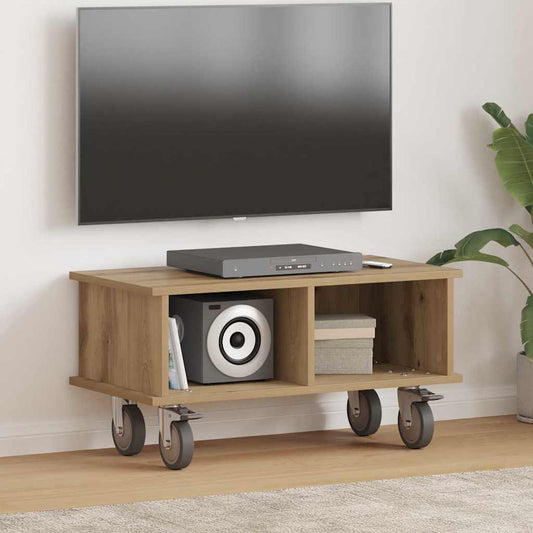 TV Stand 68.5 x 35 x 35 cm Artisan Oak Engineered Wood