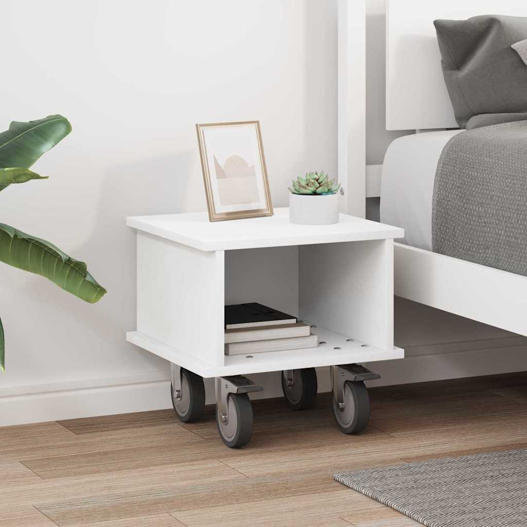 TV Stand White 37 x 35 x 35 cm Engineered Wood