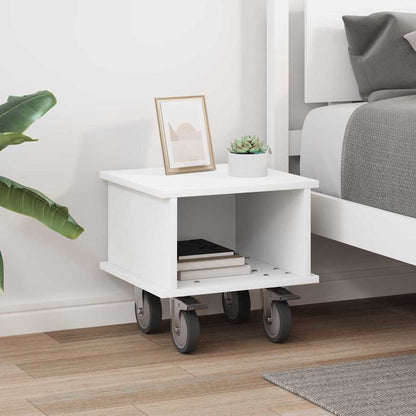 TV Stand White 37 x 35 x 35 cm Engineered Wood