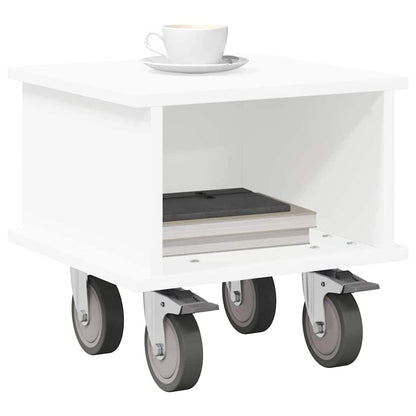 TV Stand White 37 x 35 x 35 cm Engineered Wood