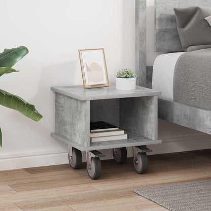 TV Stand Concrete Grey 37 x 35 x 35 cm Engineered Wood