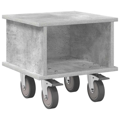 TV Stand Concrete Grey 37 x 35 x 35 cm Engineered Wood
