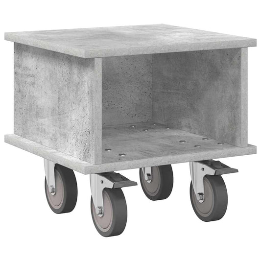 TV Stand 37 x 35 x 35 cm Concrete Grey Engineered Wood