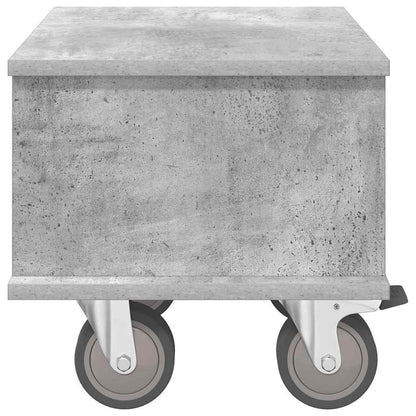 TV Stand Concrete Grey 37 x 35 x 35 cm Engineered Wood