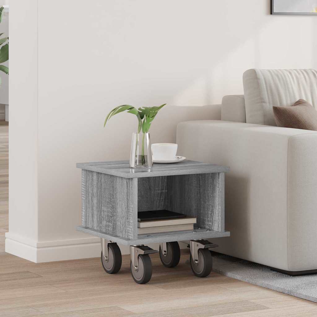 TV Stand Grey Sonoma 37 x 35 x 35 cm Engineered Wood