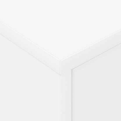Bedside Table 2 pcs White 40.5 x 40 x 48 cm Engineered Wood
