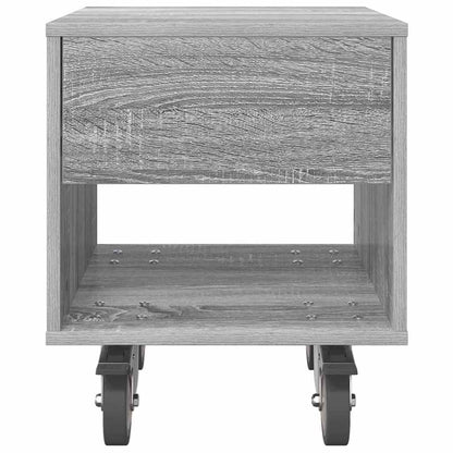Bedside Table Grey Sonoma 40.5 x 40 x 48 cm Engineered Wood