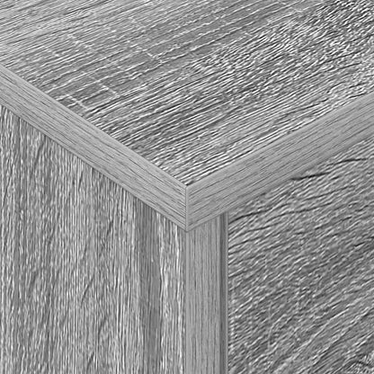 Bedside Table 2 pcs Grey Sonoma 40.5 x 40 x 48 cm