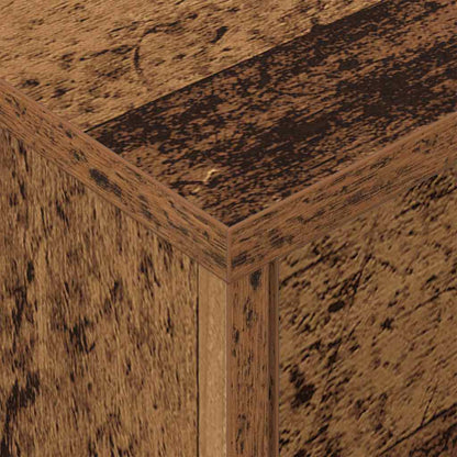 Bedside Table Old Wood 40.5 x 40 x 48 cm Engineered Wood