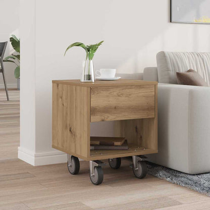 Bedside Table Artisan Oak 40.5 x 40 x 48 cm Engineered Wood
