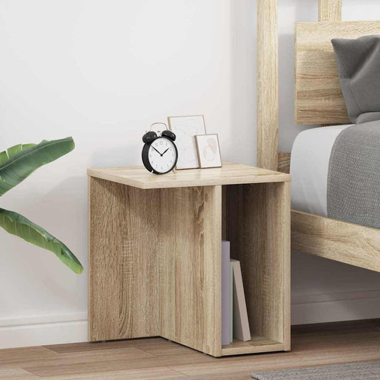 End Table 2 pcs Sonoma Oak 37 x 32 x 40 cm Engineered Wood