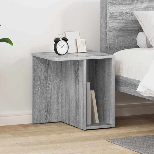 End Table Grey Sonoma 37 x 32 x 40 cm Engineered Wood