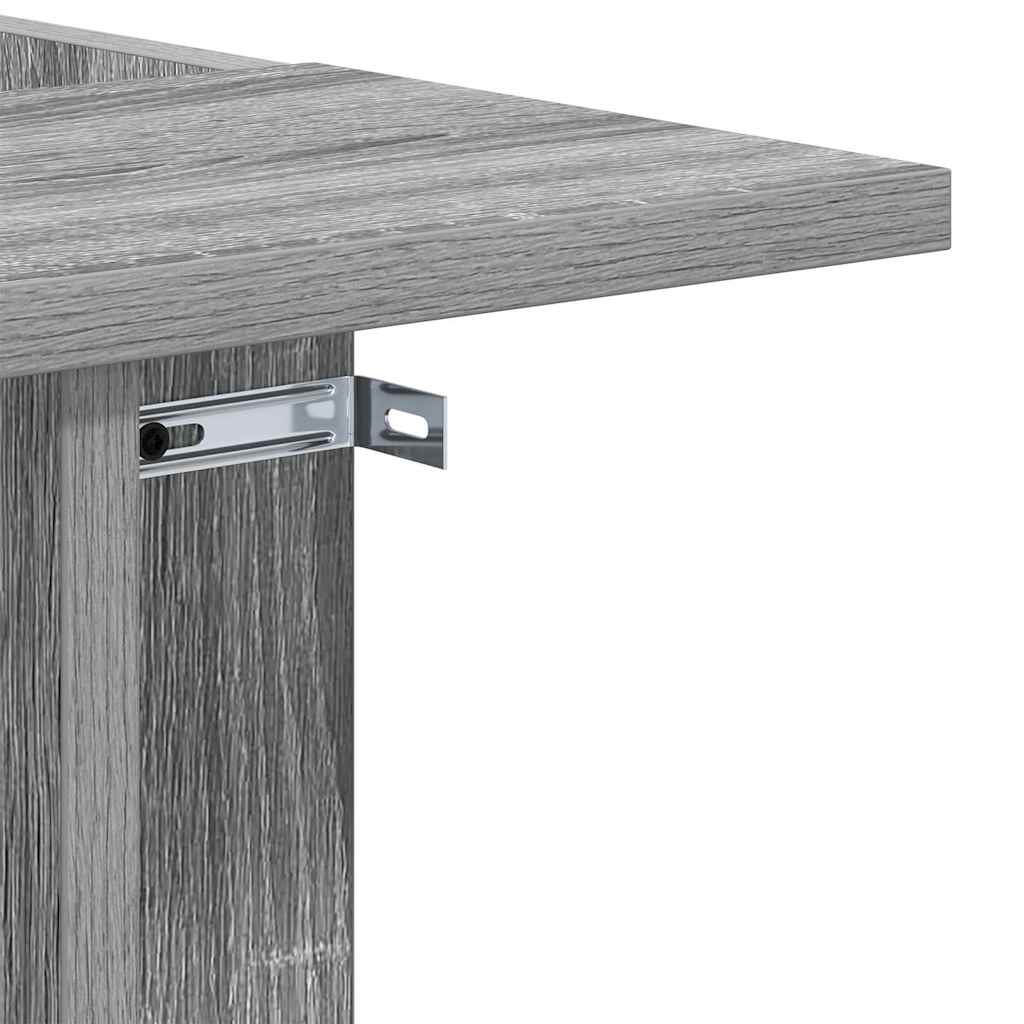 End Table Grey Sonoma 35 x 40 x 55 cm Engineered Wood
